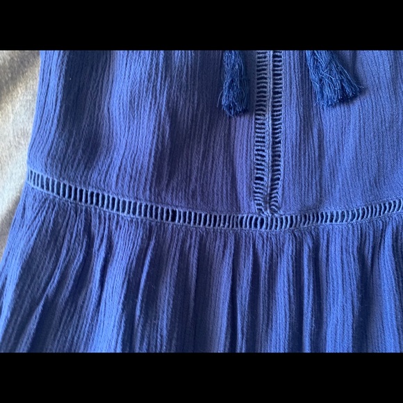 🔴 Nordstrom blue off shoulder dress - Picture 3 of 4